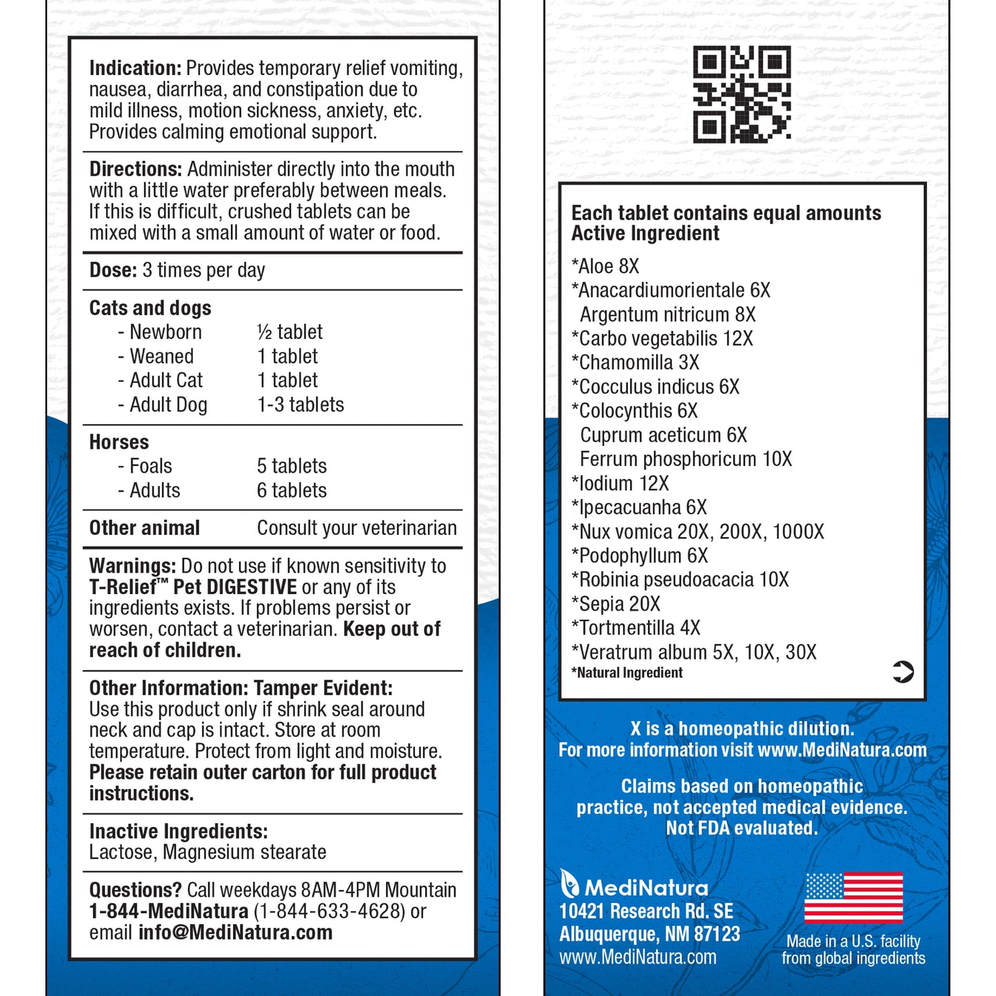 Pet Digestive Tablets 90Ct