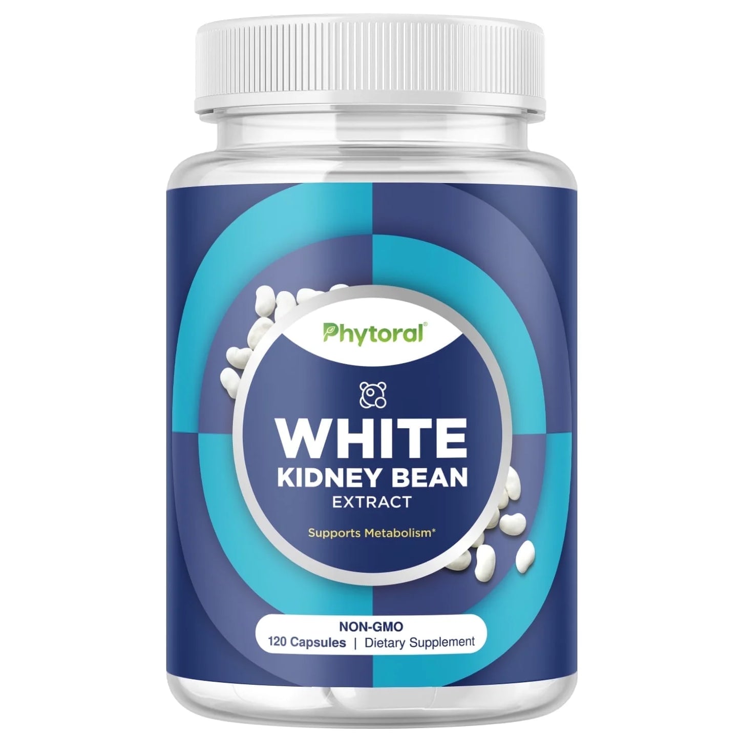 White Kidney Bean Extract Capsules - Ultra High Potency Optimized Extract for Enhanced Energy Digestion and AMPK Activation - Vegan Non-Gmo Gluten Free Fiber and Antioxidant Rich Starch Inhibitor